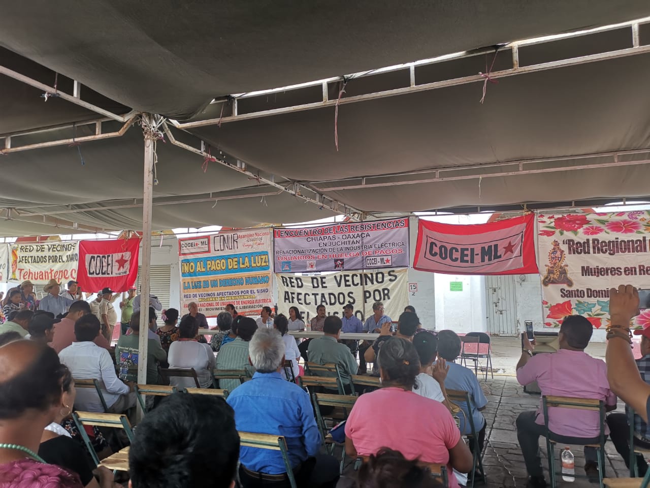 Pueblos de Oaxaca y Chiapas celebran encuentro contra altas tarifas de CFE