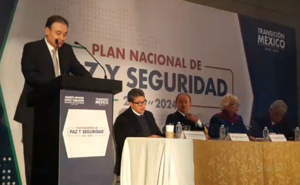 Rechaza Alfonso Durazo que plan de paz sea la militarización de México
