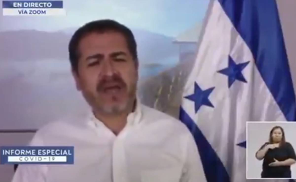 Presidente de Honduras informa que dio positivo a Covid