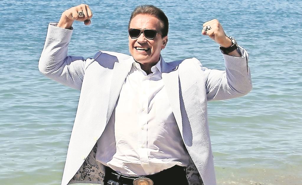 Escolta "gigante" de Arnold Schwarzenegger es viral en redes sociales: ¿cuánto mide el actor?