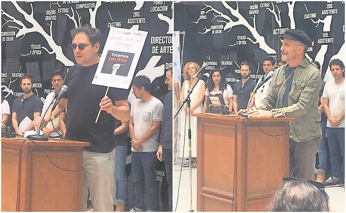 Batán Silva y Carlos Cuarón apoyan huelga de escritores