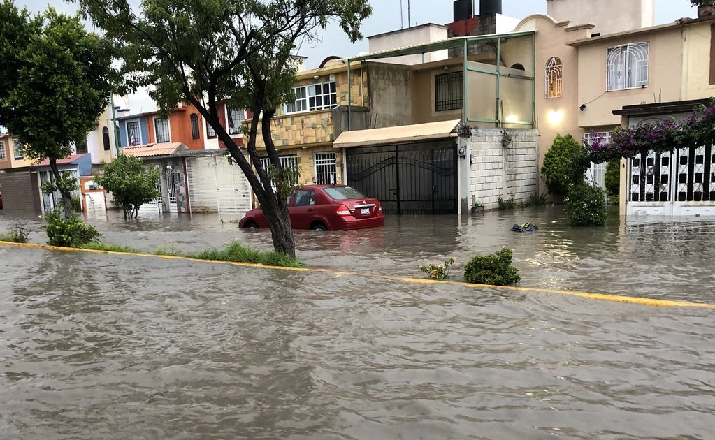 Lluvias afectan cerca de 100 viviendas en Cuautitlán Izcalli