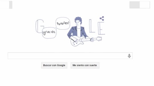 Google recuerda a Gustavo Cerati