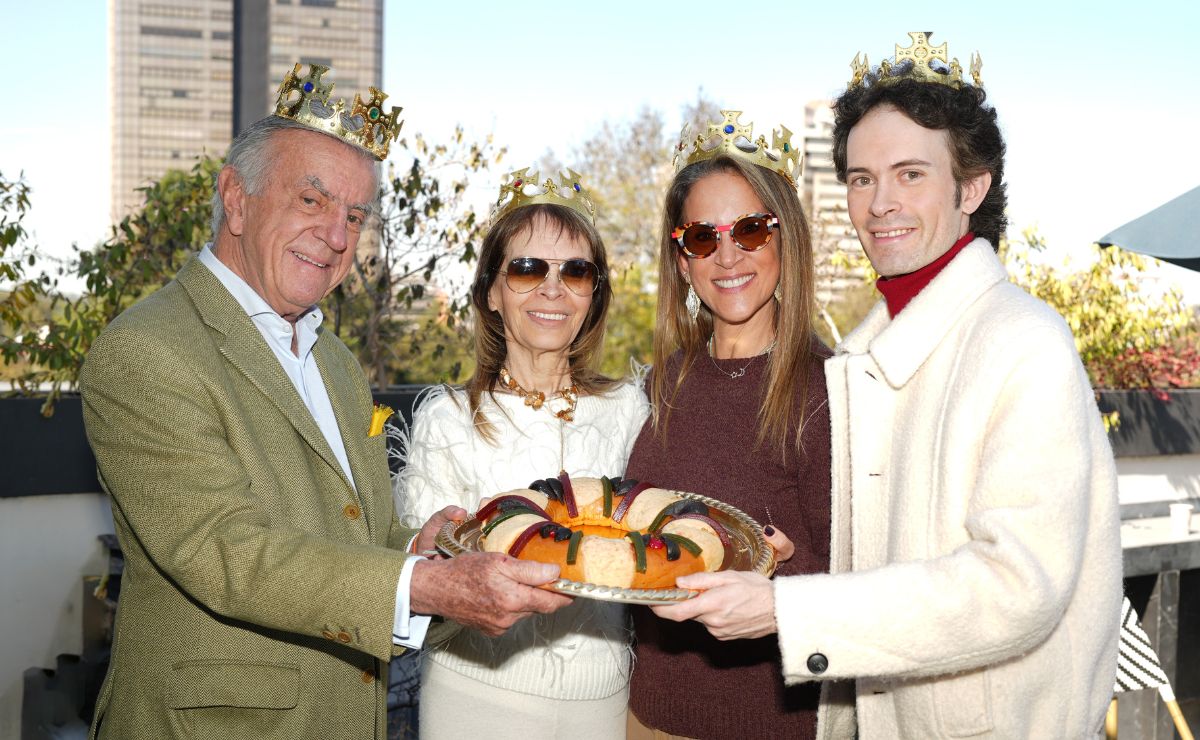 Rafa Picard invita a sus amigos a la tradicional Rosca de Reyes