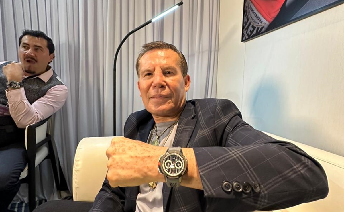 Julio César Chávez presenta su reloj, ¡tiene detalles de su carrera!