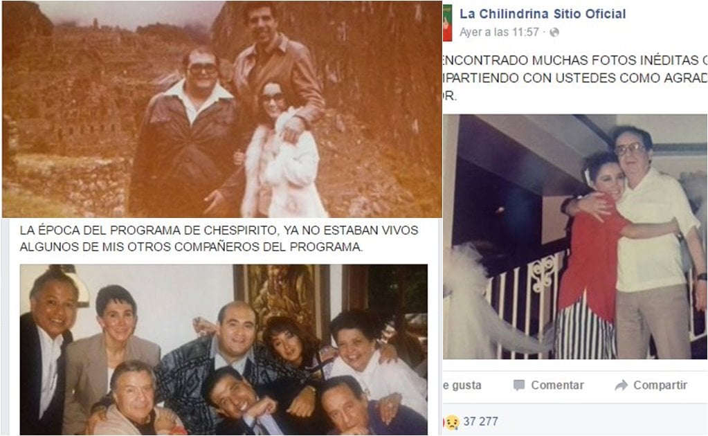 "La Chilindrina" revela fotos inéditas