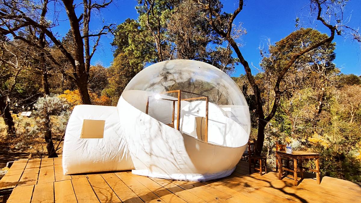 Cantimplora: glamping para parejas en el bosque del Ajusco