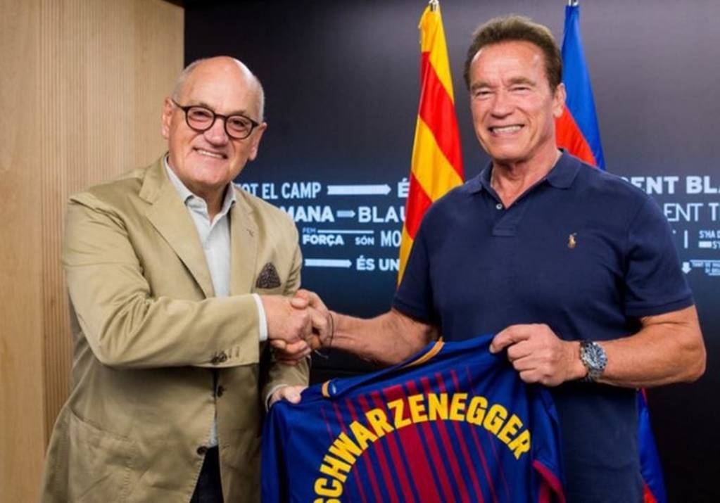 Arnold Schwarzenegger, refuerzo de lujo del Barcelona