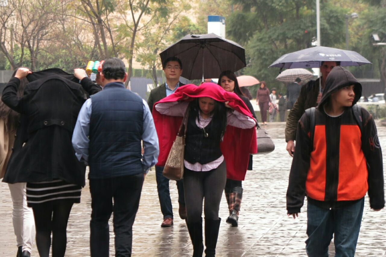 Se registra lluvia en la mayor parte de la CDMX