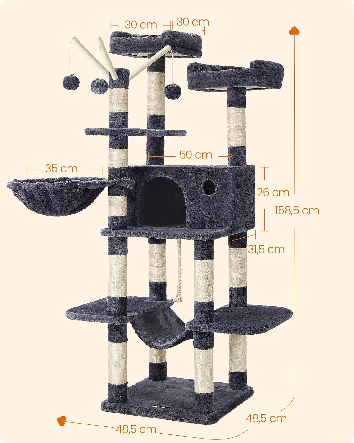 Feandrea Árbol para Gatos - Foto 5