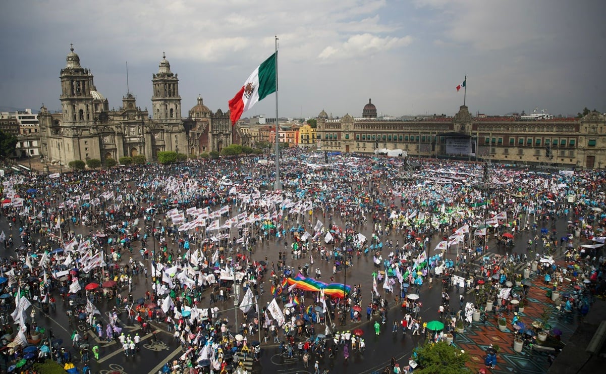 Claudia Sheinbaum califica como "un día histórico" el mitin del 18 de Marzo en el Zócalo