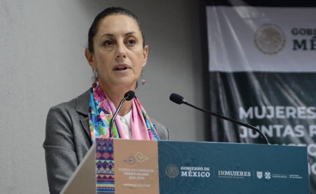 CDMX trabaja con sociedad civil para erradicar violencia de género: Sheinbaum