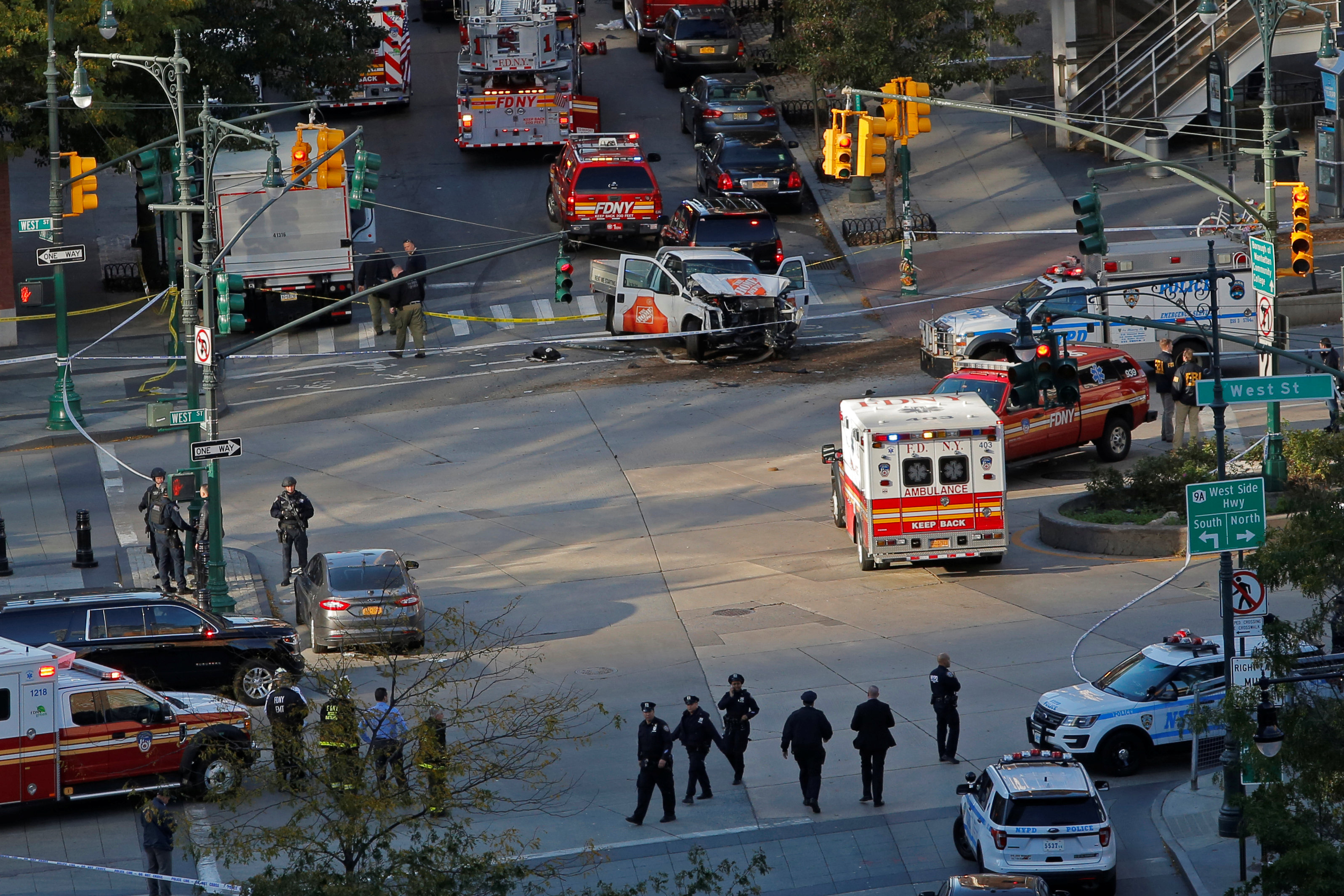 Reportan "varios muertos y numerosos heridos" por atropellamiento en Manhattan
