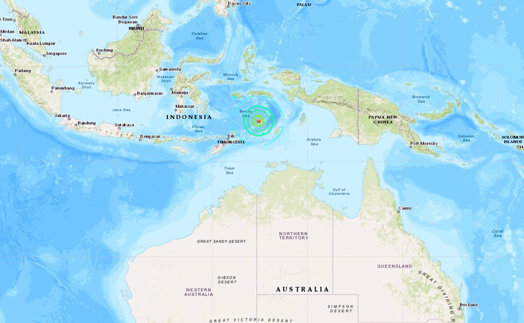 Sismo de 7.3 en Indonesia se sintió hasta en Australia; descartan alerta de tsunami