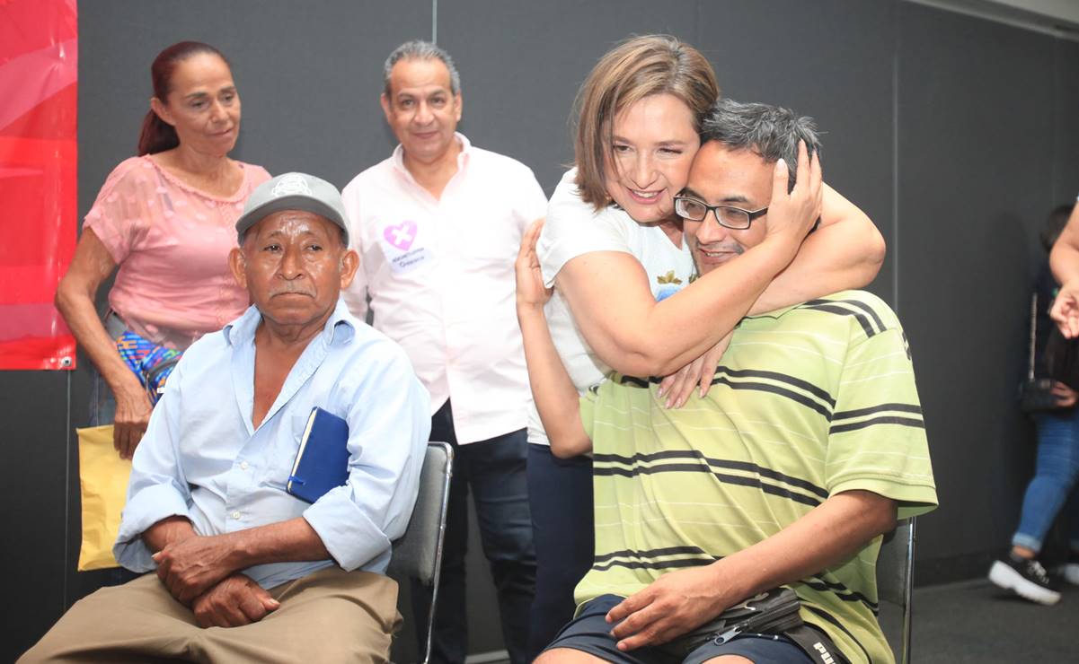 Xóchitl Gálvez se reúne con pacientes del IMSS; "en mi gobierno habrá guerra, pero contra la diabetes", dice