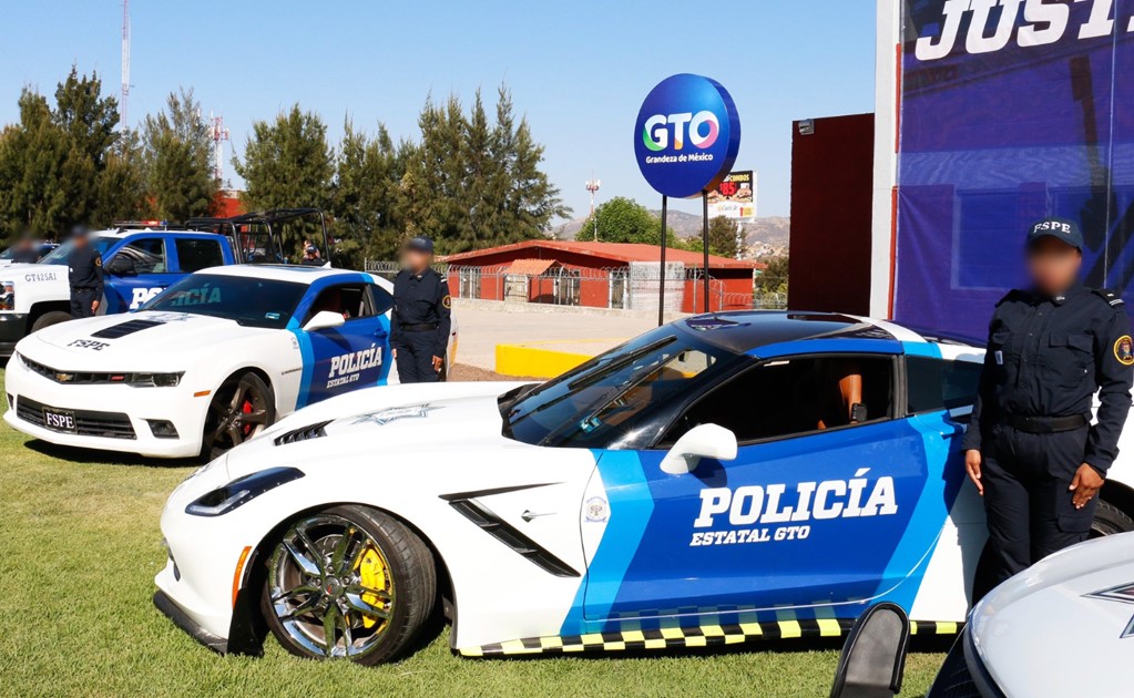 Luxury cars owned by criminals are turned into police cars