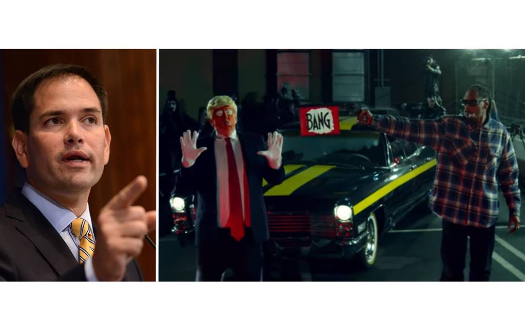 "Podría haber gran problema" por video donde Snoop dispara a Trump: Rubio