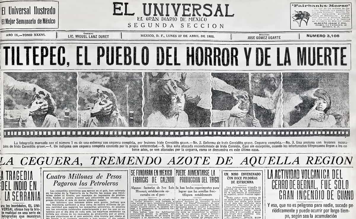 Oncocercosis, la epidemia de ceguera que EL UNIVERSAL reportó desde 1925