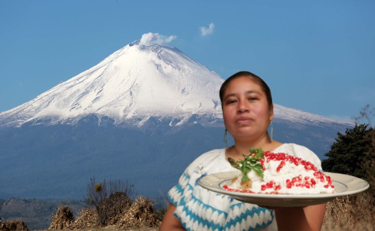 A las faldas del volcán, cocineras tradicionales servirán chiles en nogada
