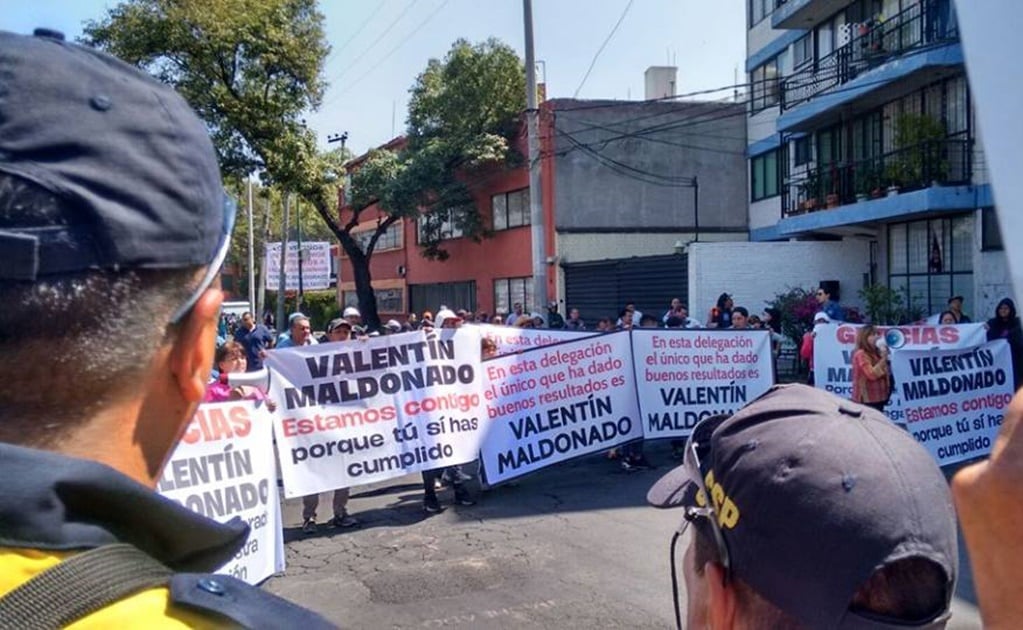 Operativo frena protesta en casa de delegado de Coyoacán