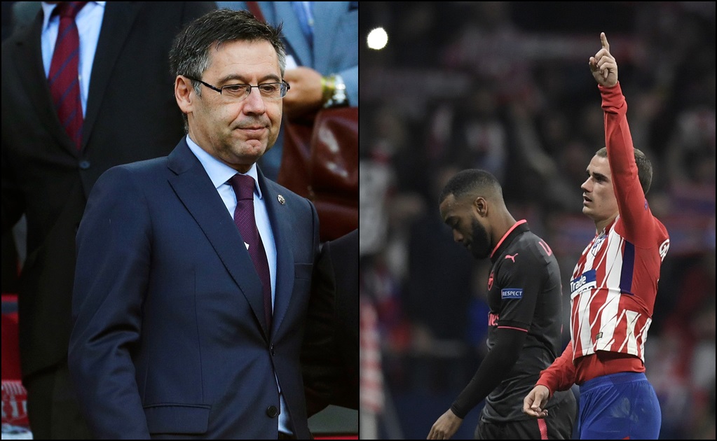 Presidente del Barça afirma contacto con Griezmann