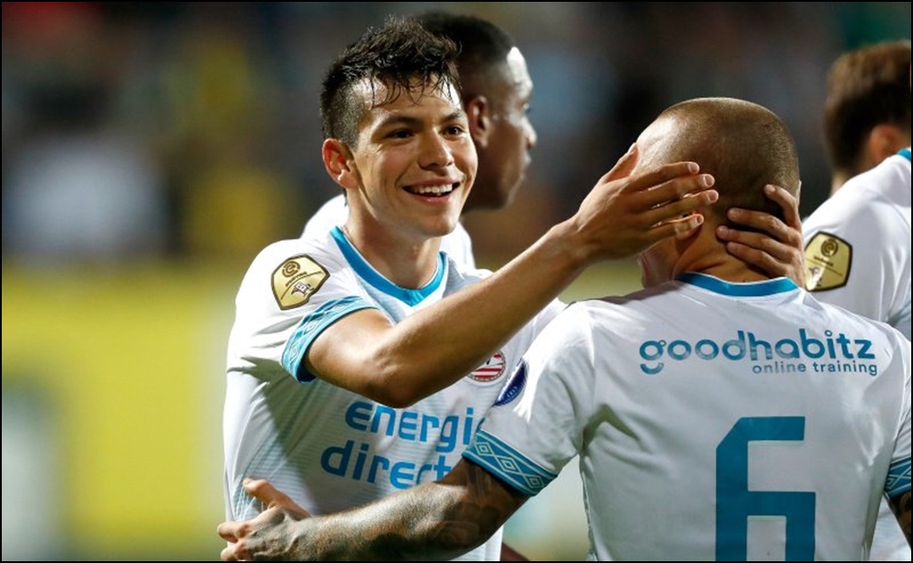 'Chucky' Lozano anota golazo en triunfo del PSV