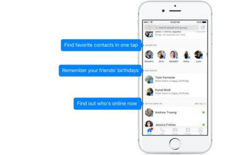 Messenger se actualiza y destaca a amigos favoritos