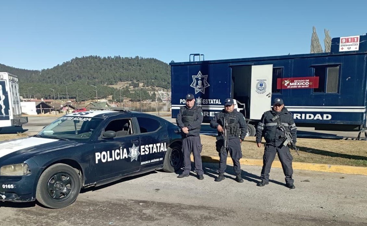 Con operativo “Visitante Seguro”, policías estatales resguardan zonas turísticas del Edomex