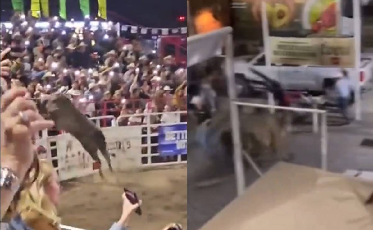 VIDEO: Toro salta valla y lesiona a tres personas en un rodeo de Oregón