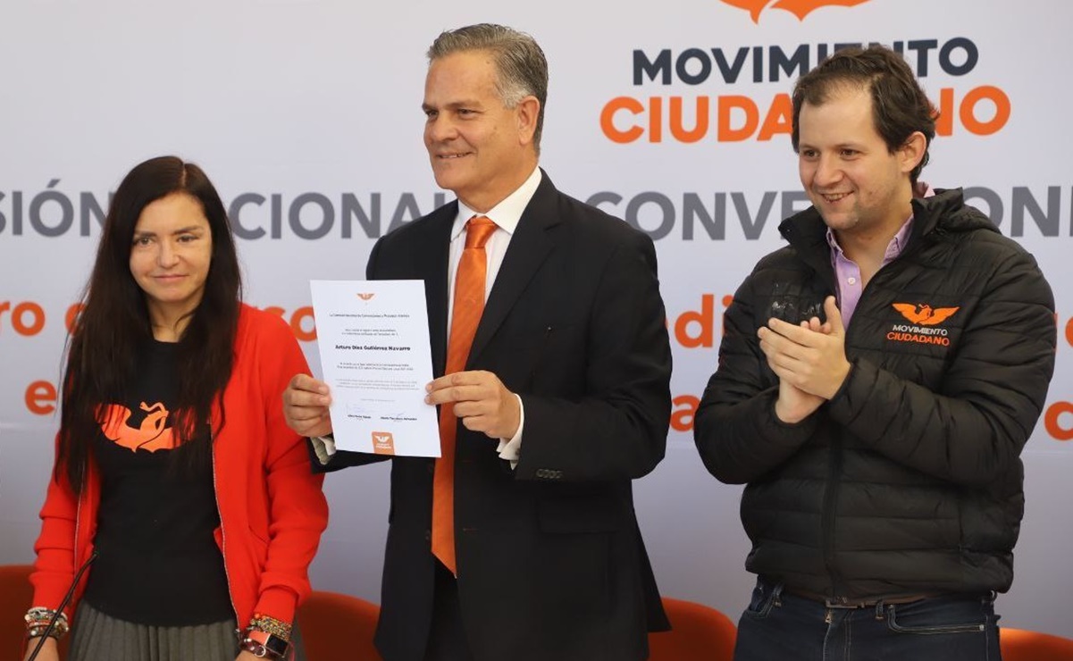 Arturo Díez se registra como precandidato de MC a la gubernatura de Tamaulipas