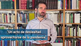 INE pide a actores políticos no lucrar con la gente durante la pandemia