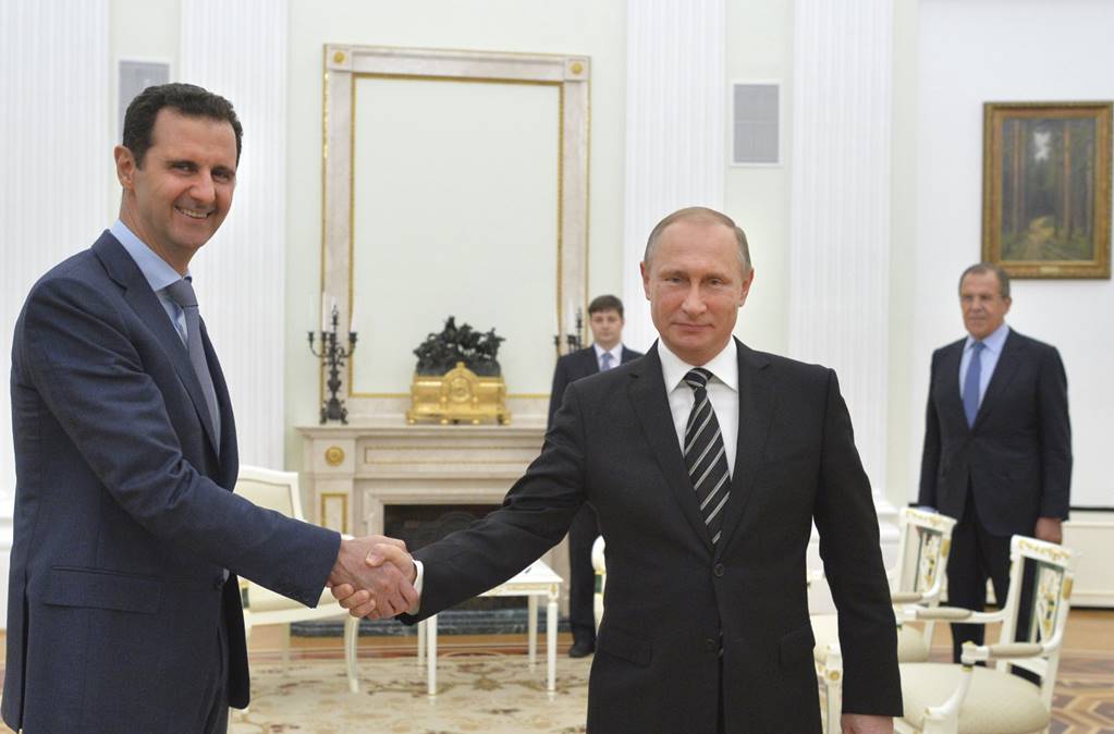 Al Assad visita Moscú para entrevistarse con Putin