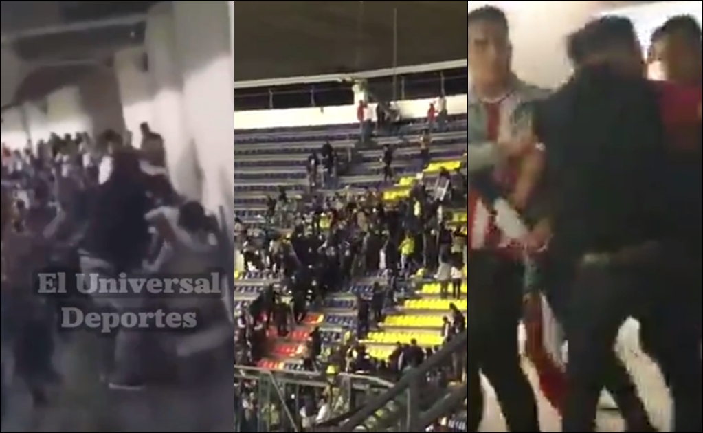 Sábado lleno de violencia en las tribunas de la Liga MX