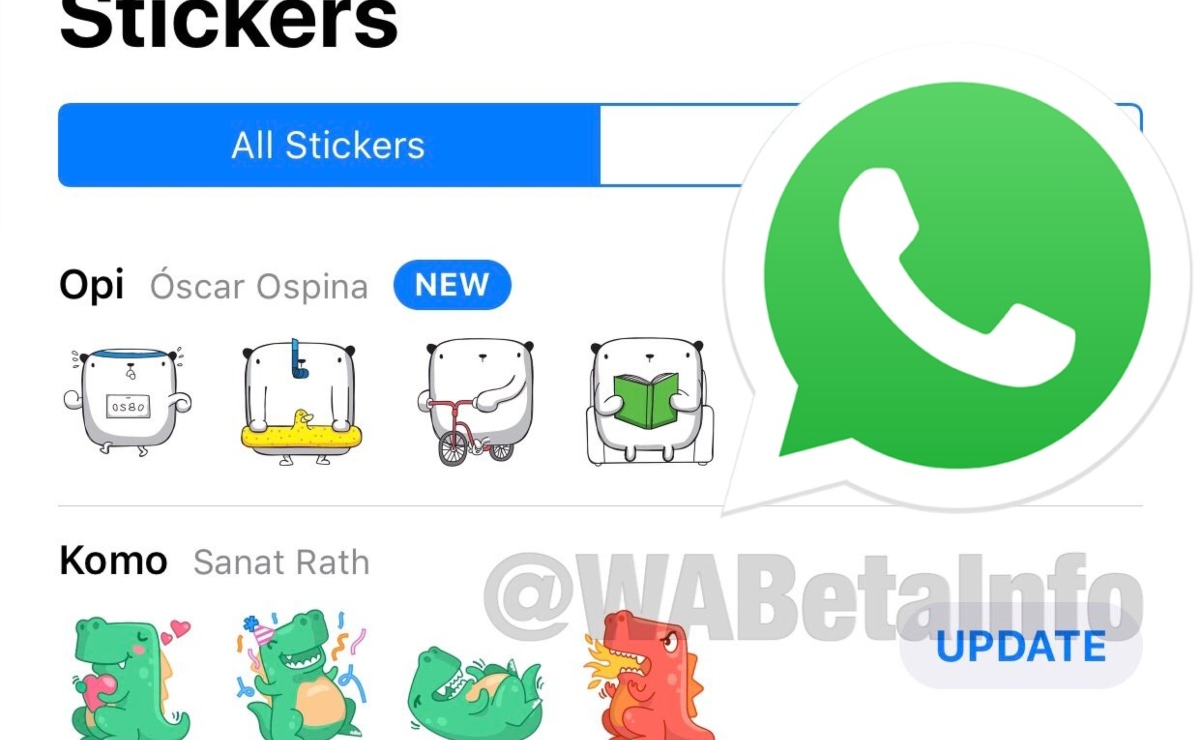 WhatsApp ya está probando stickers animados