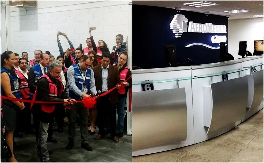 Aeroméxico renueva su almacén en la aduana del AICM