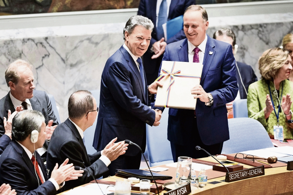 Colombia anuncia en la ONU el fin de la guerra