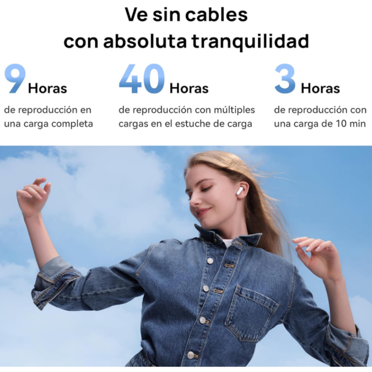 HUAWEI FreeBuds SE 2 Azul Glacial Uso en Oido Amazon