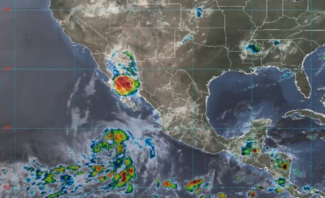 Huracán Estelle se debilita a tormenta tropical; prevén lluvias y granizadas en 5 estados  