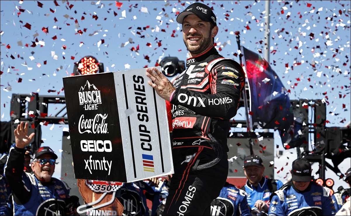 Las felicitaciones que recibió Daniel Suárez tras ganar la más reciente carrera de la NASCAR Cup
