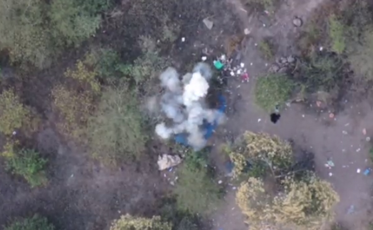 Se cumplen tres días de ataques con drones cargados de explosivos en Tepalcatepec