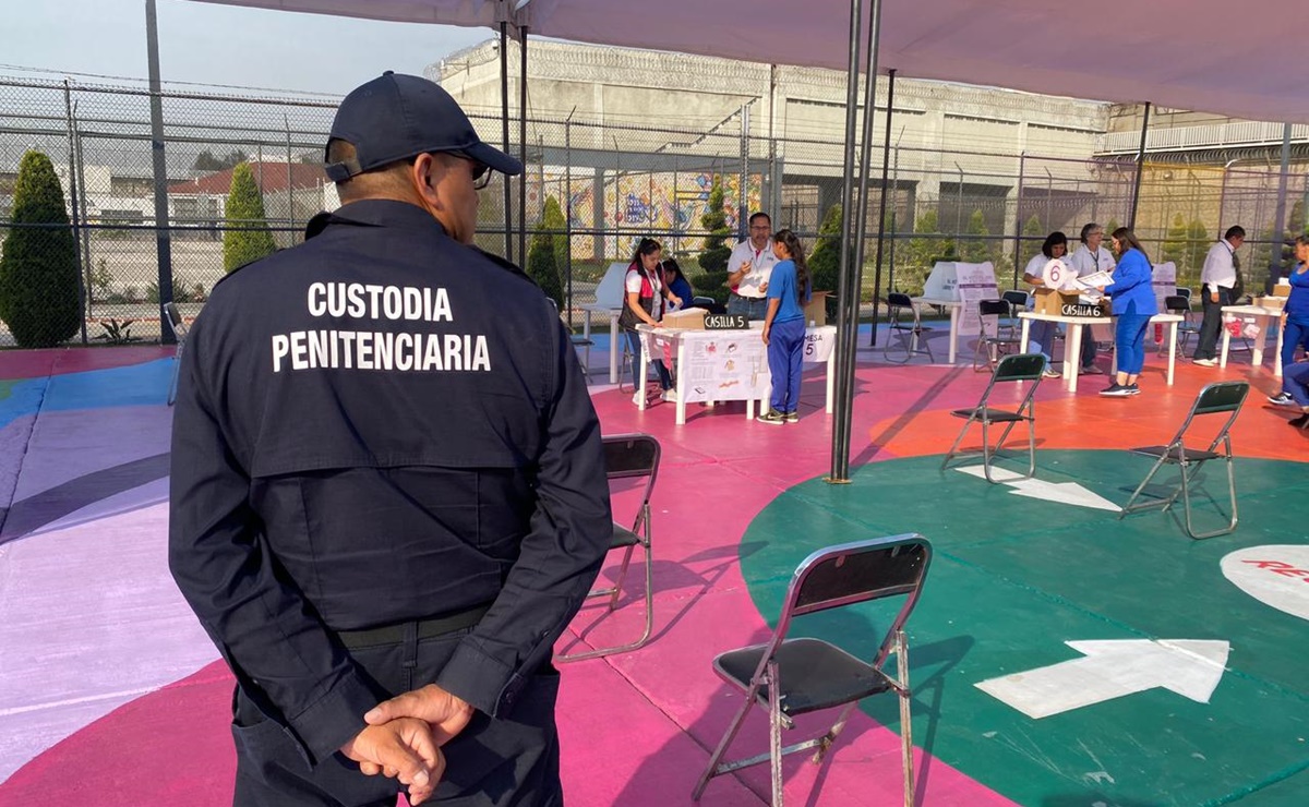 Inicia voto anticipado en centros penitenciarios del Edomex para elegir Presidente de México