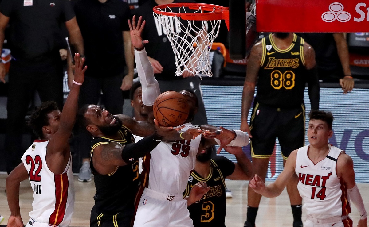 El Heat vence en cerrado juego a Lakers y habrá sexto partido en las finales de la NBA