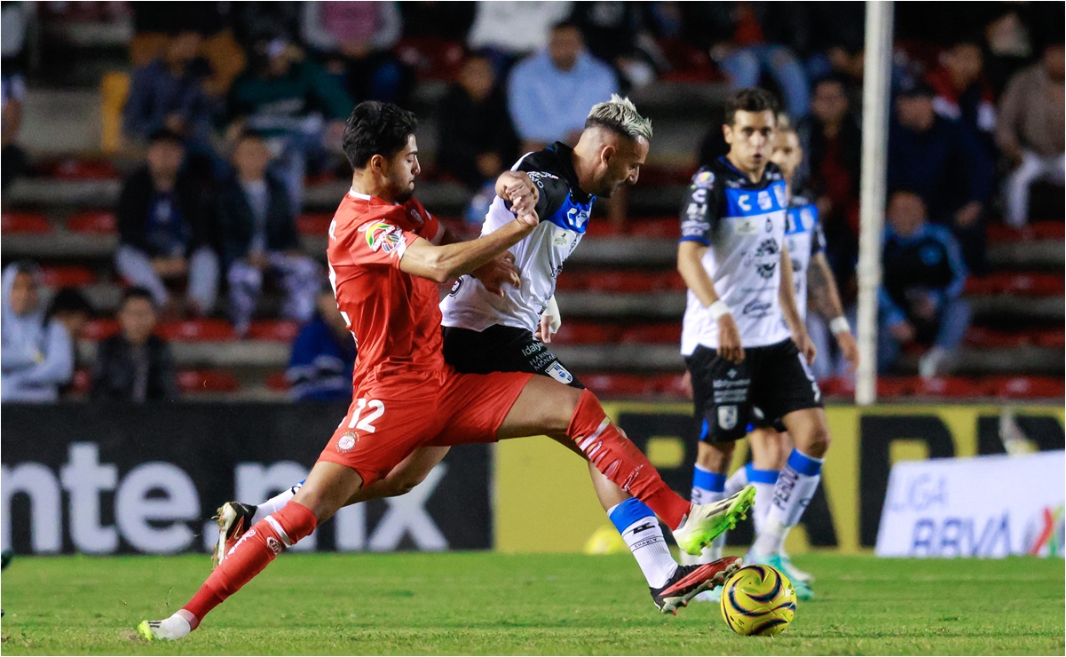 Toluca rescata agónico empate frente al Querétaro 