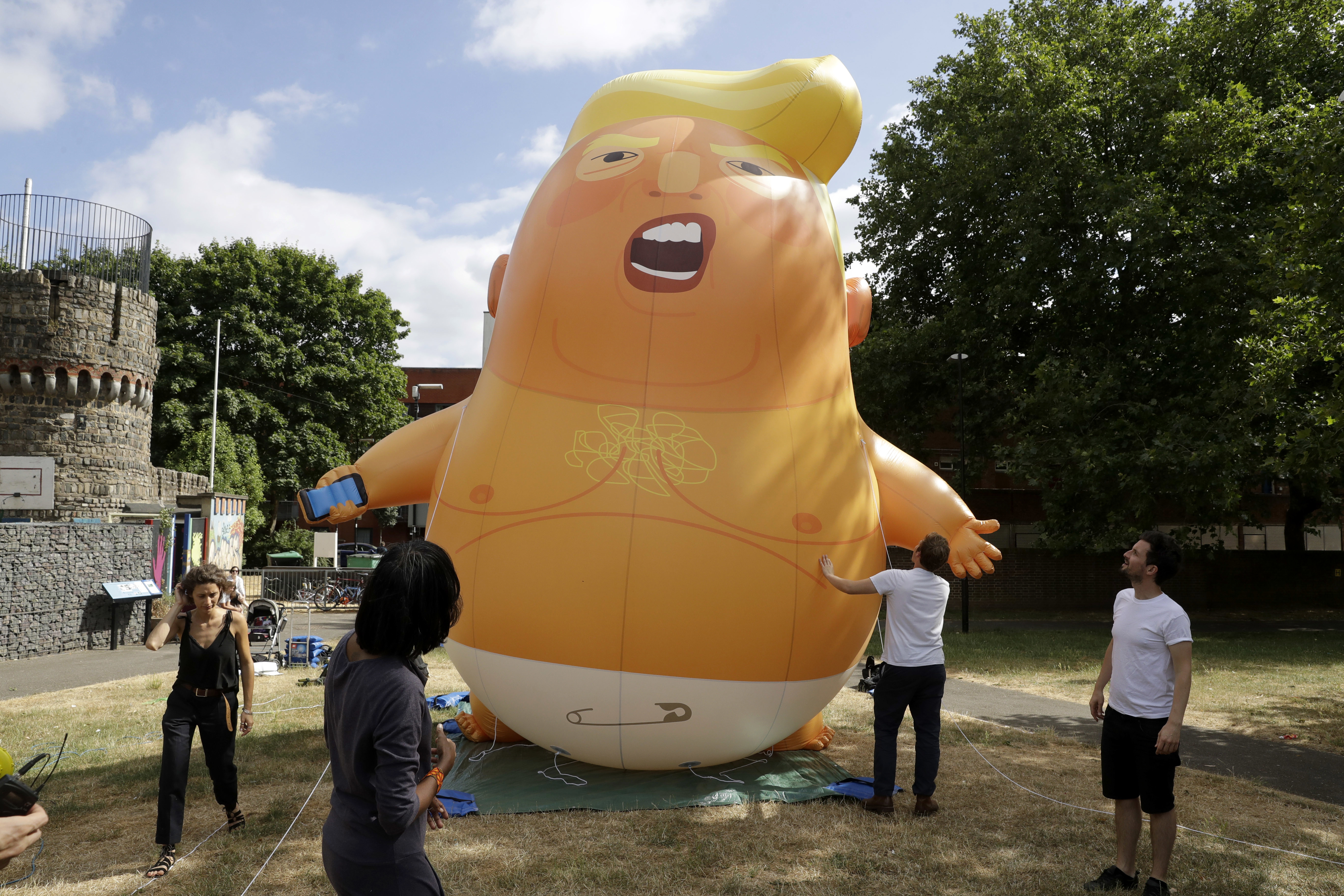 'Bebé Trump' volará en Londres durante la visita del magnate al Reino Unido