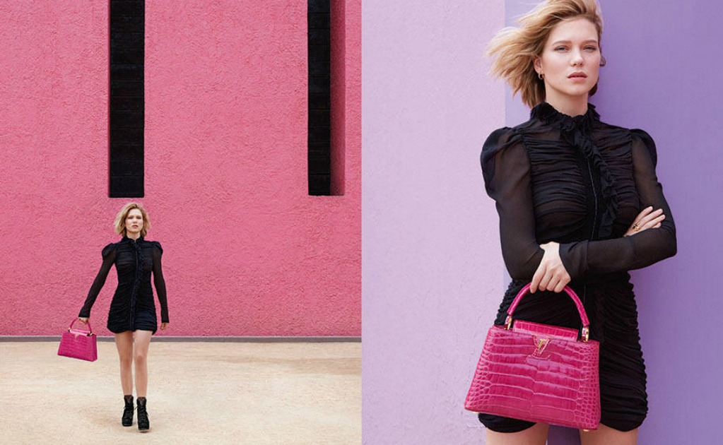 Léa Seydoux en la nueva campaña de Louis Vuitton