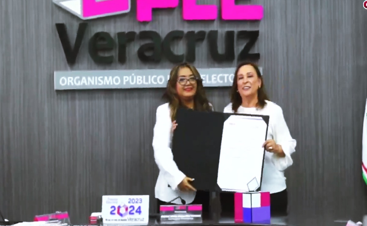 Rocío Nahle recibe la Constancia de Mayoría como gobernadora electa de Veracruz