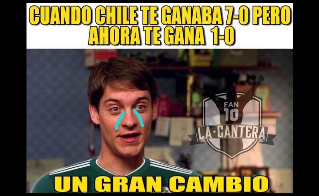 Memes de la derrota de México ante Chile 