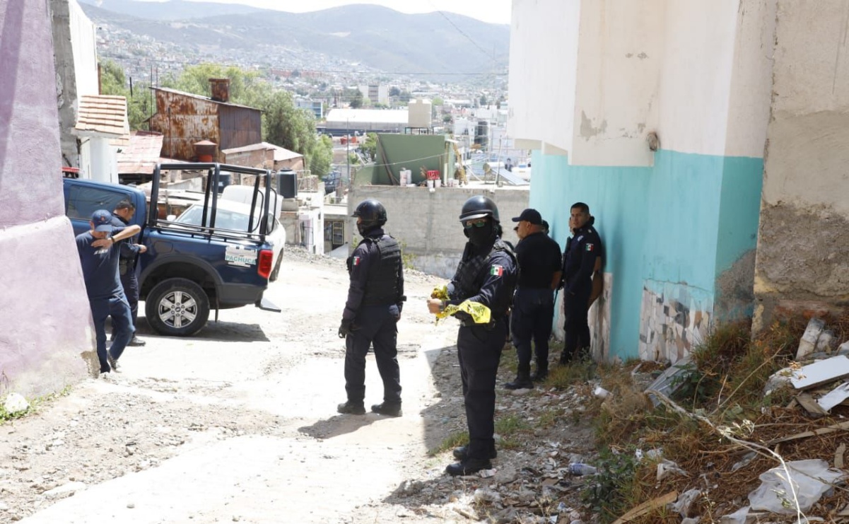 Hallan cadáver de una mujer dentro de una maleta abandonada en lote baldío de Pachuca, Hidalgo