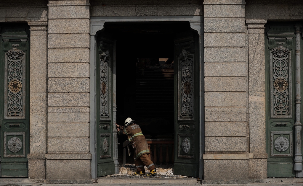 Crean "red de apoyo" para reconstruir el Museo Nacional de Brasil