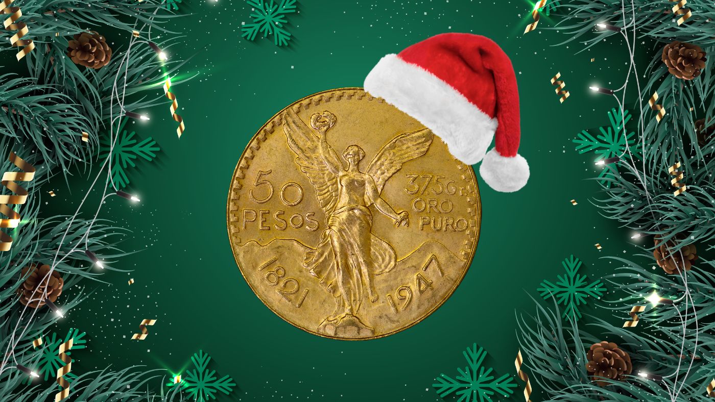 Regalos chuscos para Navidad: Centenario de oro que puedes conseguir por 100 pesos